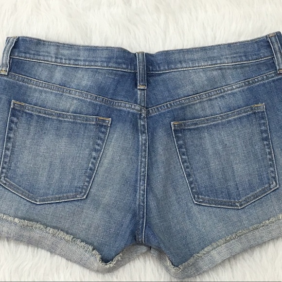 J CREW Jean Shorts Cuffed Hem Sz 30 - Picture 4 of 6
